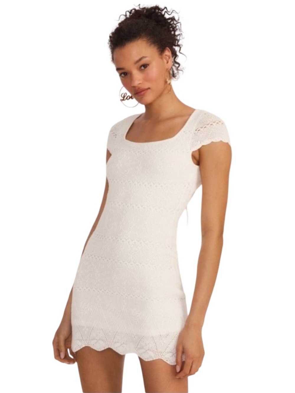 LOVESHACKFANCY Elivirie Mini Dress